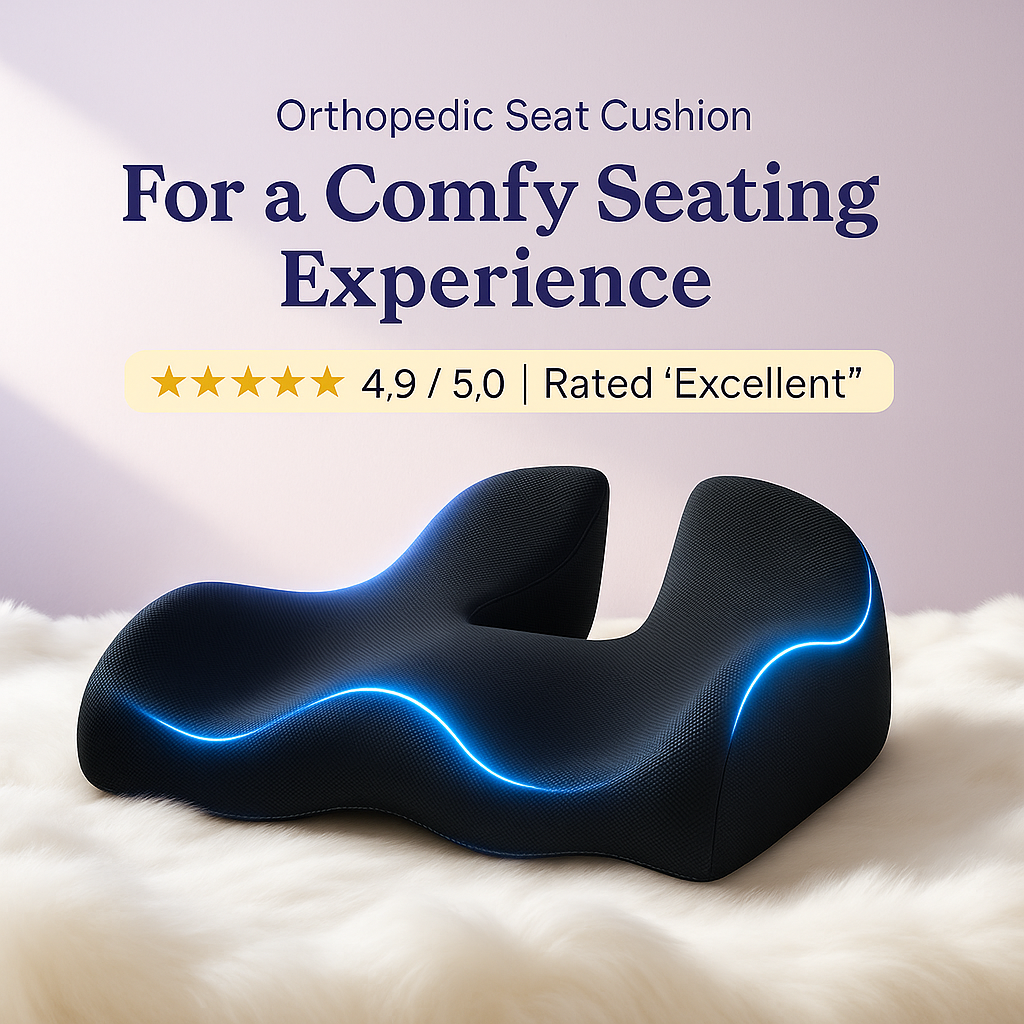 SpineEase™ Cushion -    Sit Longer, Work Better