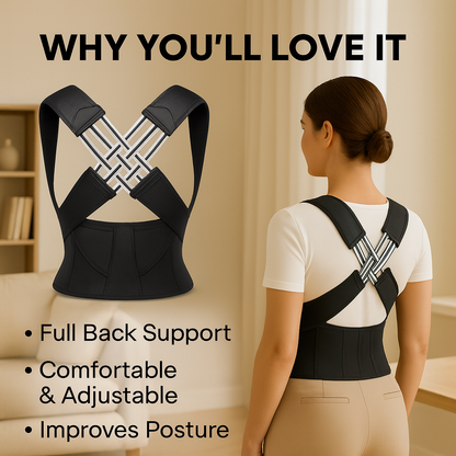 SpineEase™ Back Brace – Straighter Posture & Real Pain Relief in Weeks