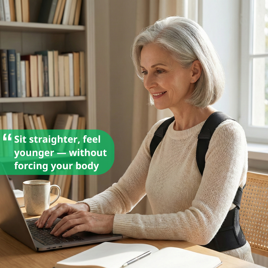 SpineEase™ Back Brace – Stop Fighting Your Posture All Day