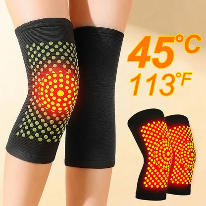 Self-Heating Tourmaline Knee Sleeves (2-Pack)