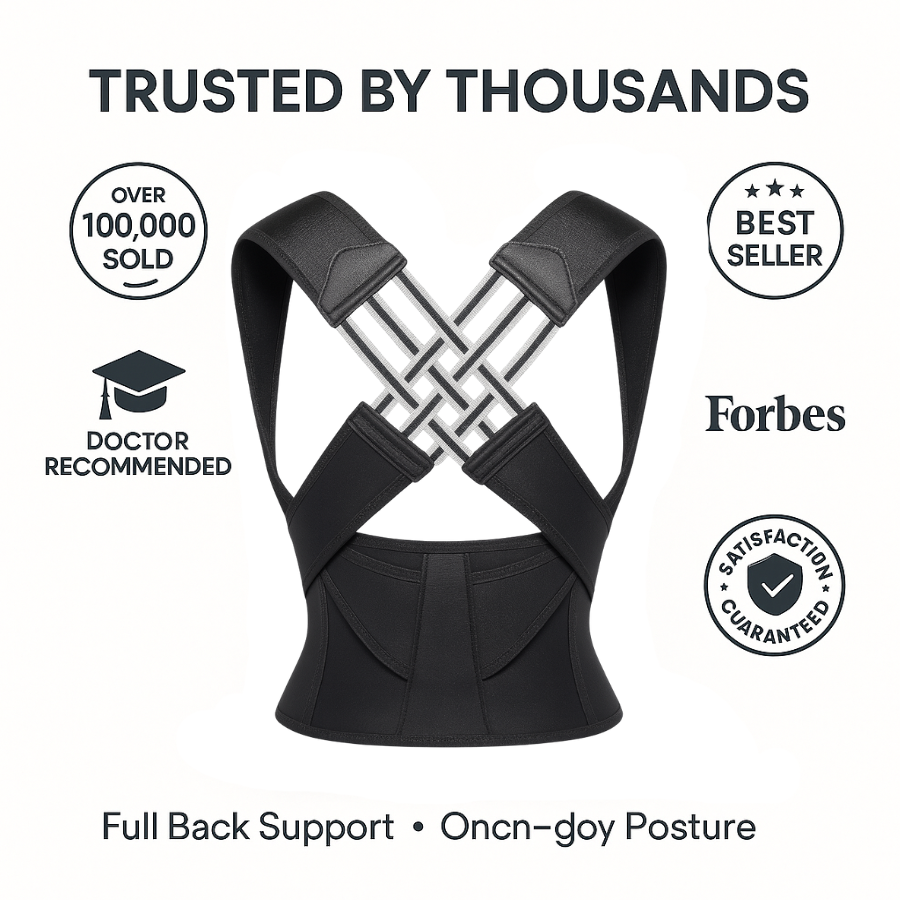 SpineEase™ Back Brace – Straighter Posture & Real Pain Relief in Weeks