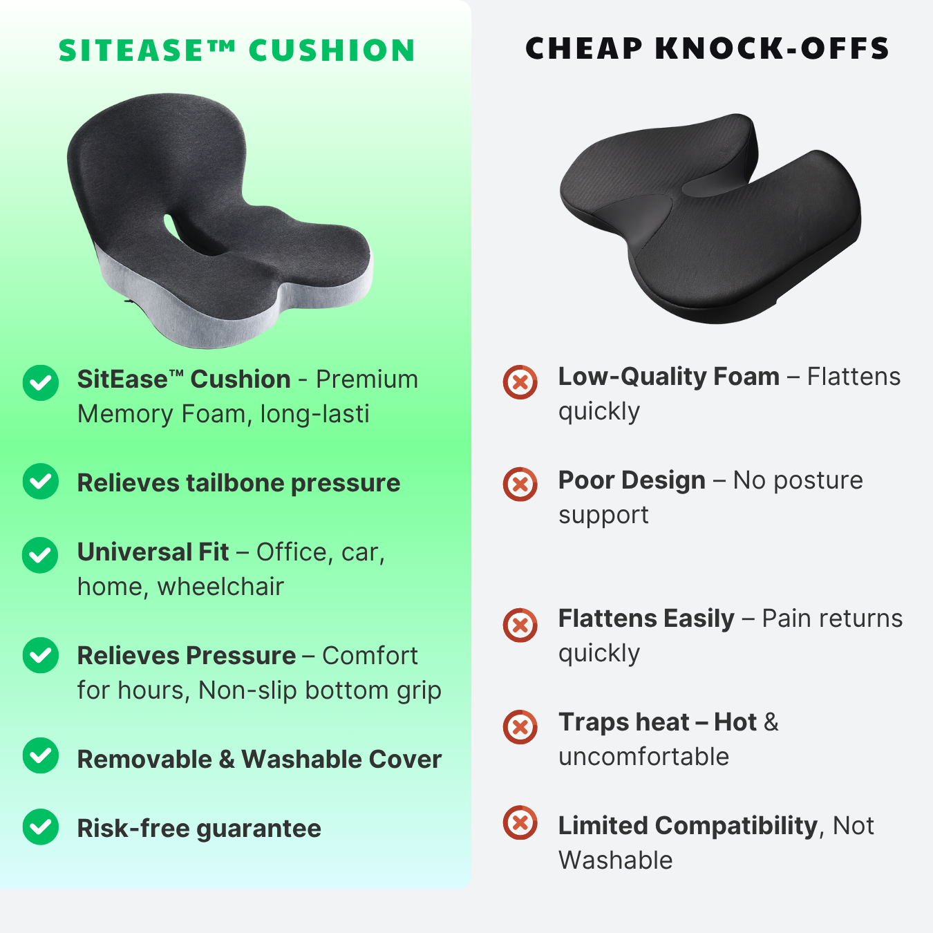 SitEase™ Cushion 2in1