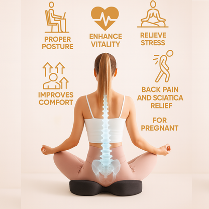 SpineEase™ Cushion -    Sit Longer, Work Better
